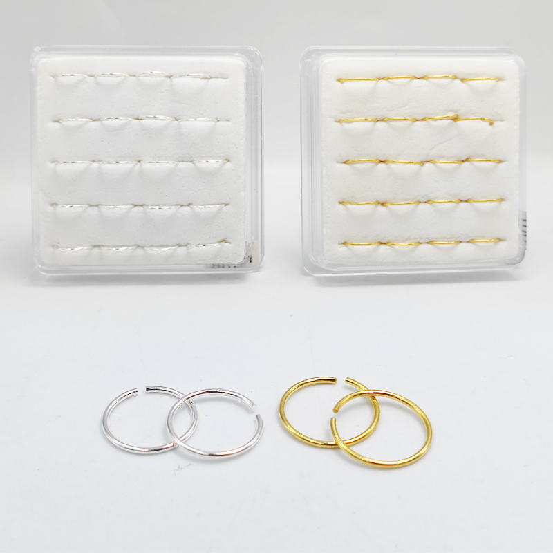 Body Jewelry Lip Ring - Chất Liệu Bạc 925 Mũi Vòng