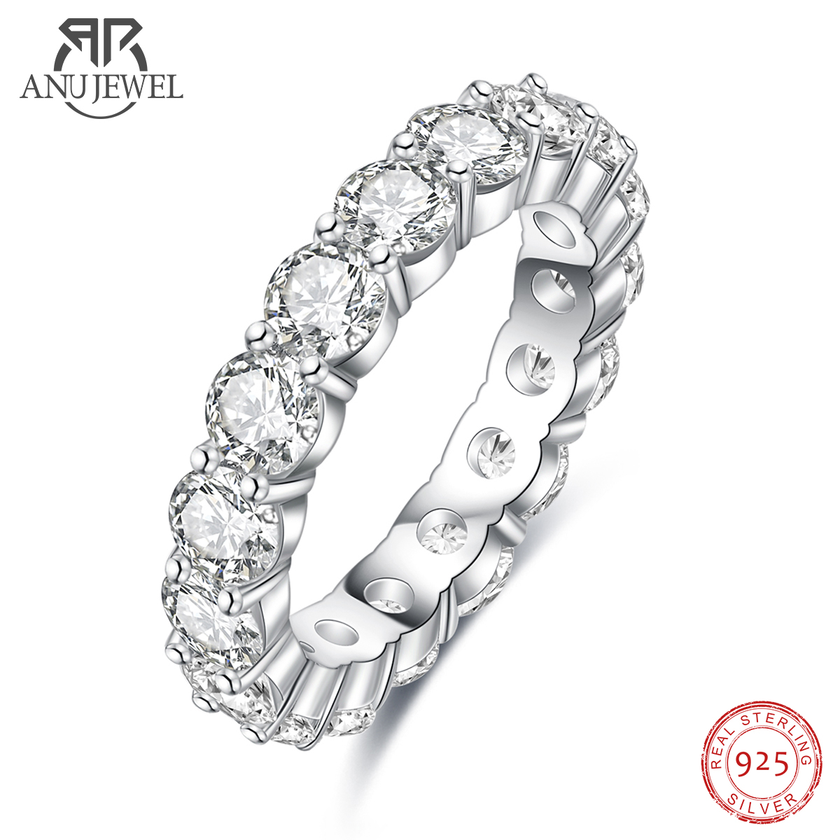 Body Jewelry Wholesale - AnuJewel 4Mm 5Cttw D Màu Moissanite