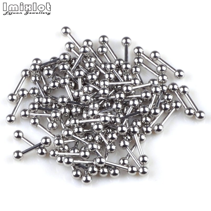 Tongue Barbell Straight - 20 Cái/lốc Lưỡi Inox Vòng Tai