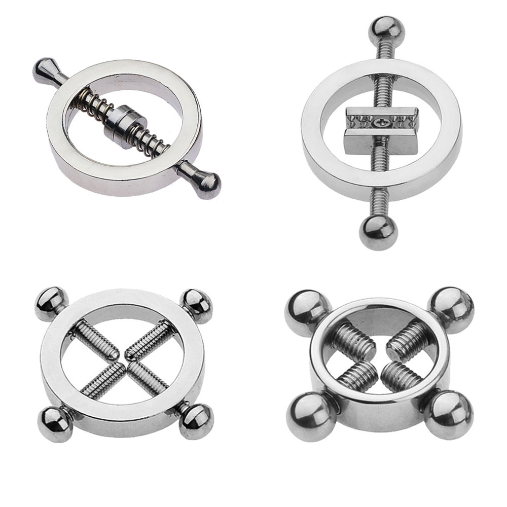 Body Jewelry Nipple Rings - Ngộ Nghĩnh Núm Vú Nhẫn Thép