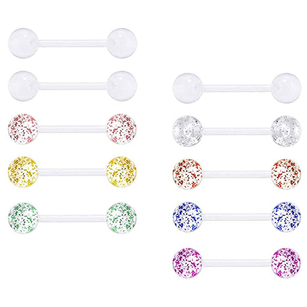 10 Chiếc Rõ Ràng Lưỡi Nhẫn Nhự - đánh giá và giá Tongue Barbell Straight