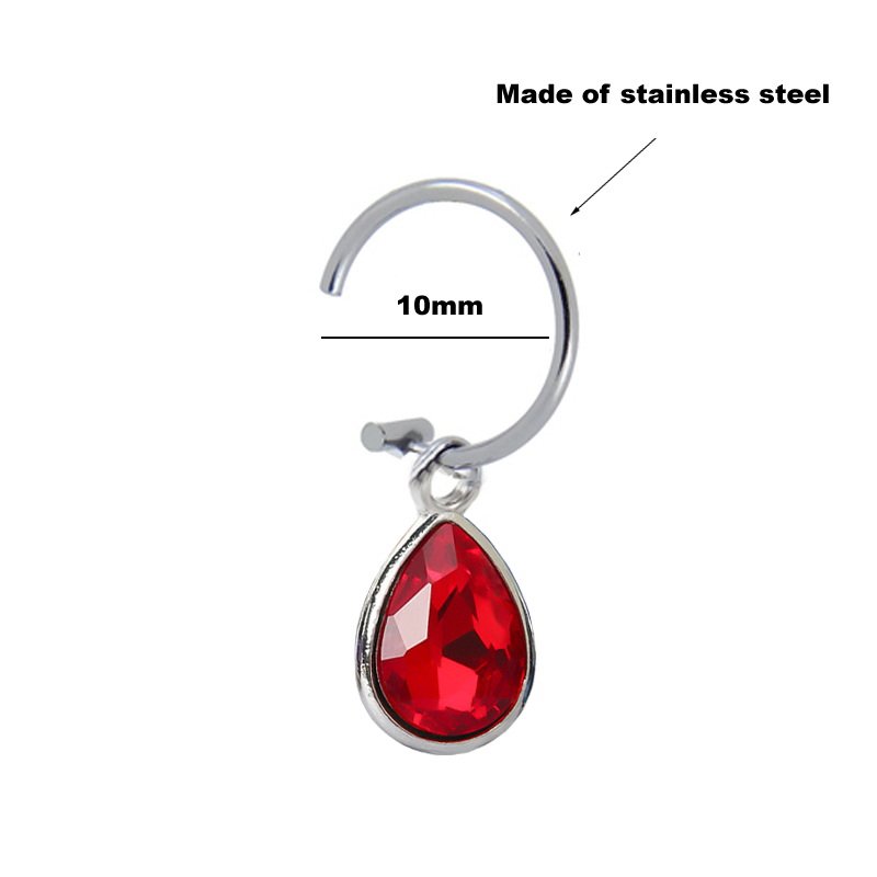 1 Máy Tính Giả Xuyên Môi Kẹp C - đánh giá và giá Body Jewelry Lip Ring
