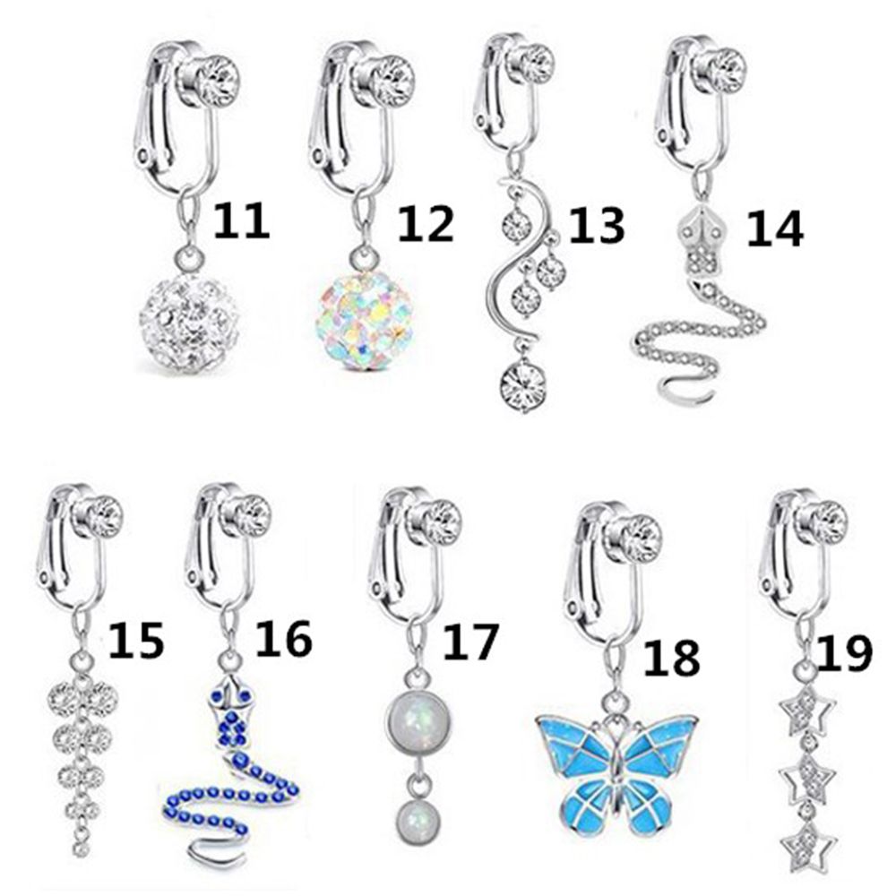 Accessories Clip On Earrings C - đánh giá và giá Body Jewelry Belly Button Rings