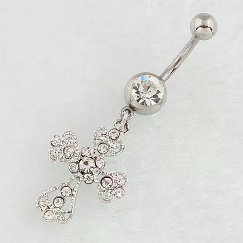 Stainless Steel Cross Pendant  - đánh giá và giá Belly Bar Titanium