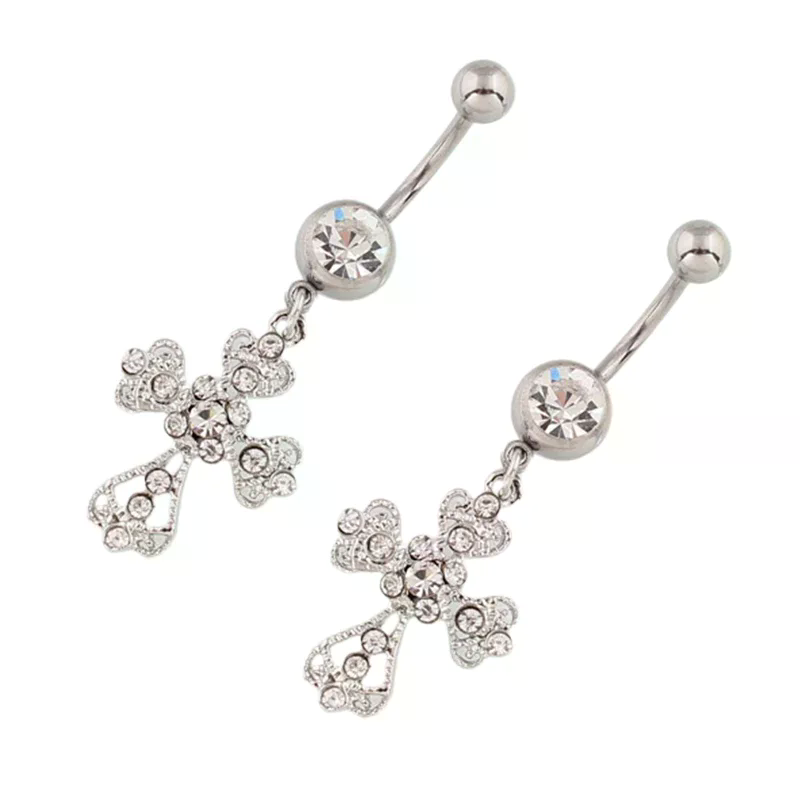 Stainless Steel Cross Pendant  - đánh giá và giá Belly Bar Titanium