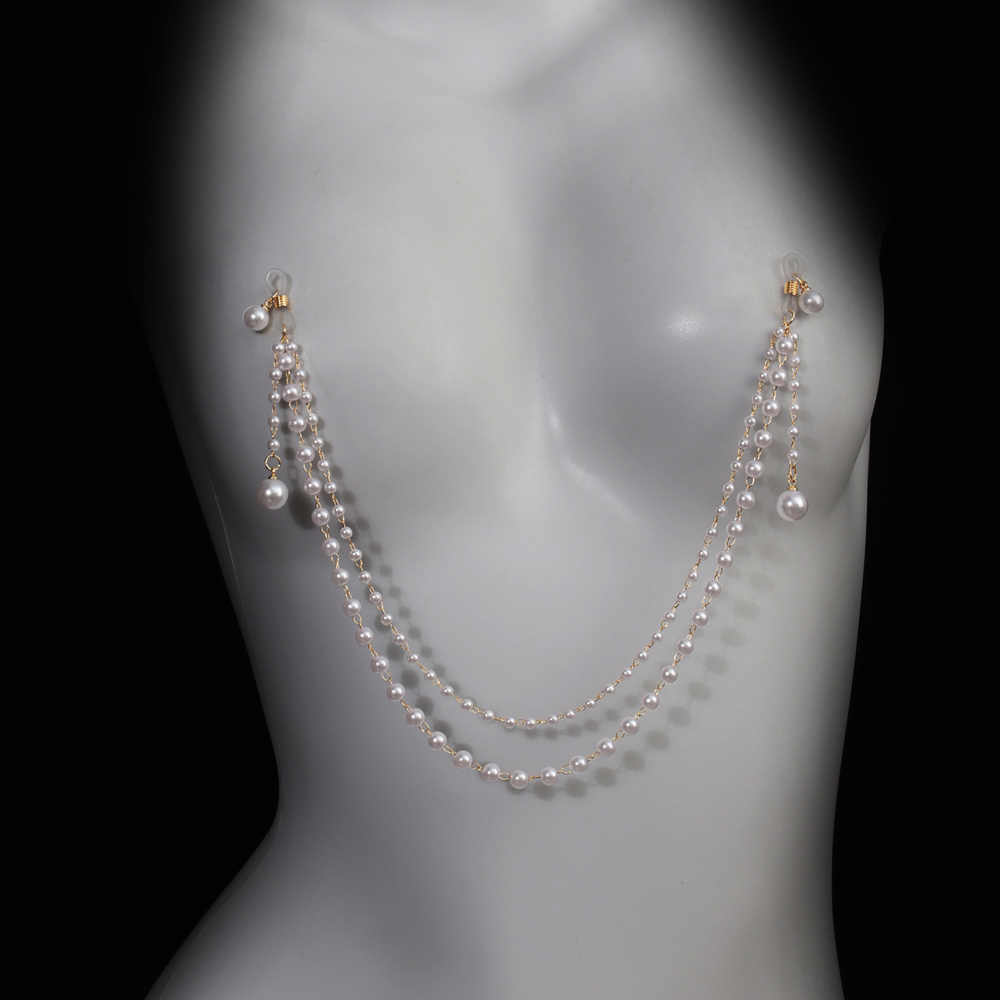 Imitation Pearl Tassel Chest C - đánh giá và giá Body Jewelry Piercing