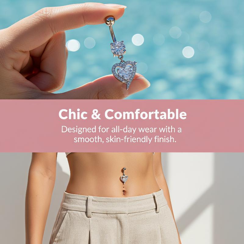 Surgical Steel Dangle Belly Bu - đánh giá và giá Body Jewelry Belly Button Rings