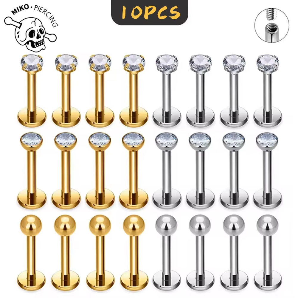 10Pc ASTM F136 G23 Titanium La - đánh giá và giá Belly Bar Titanium