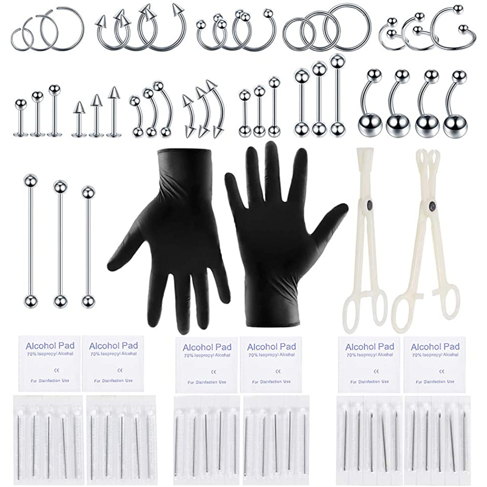 80PCS Stainless Steel Piercing - đánh giá và giá Body Jewelry Piercing