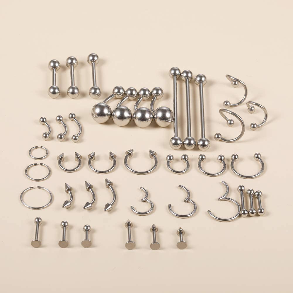 80PCS Stainless Steel Piercing - đánh giá và giá Body Jewelry Piercing