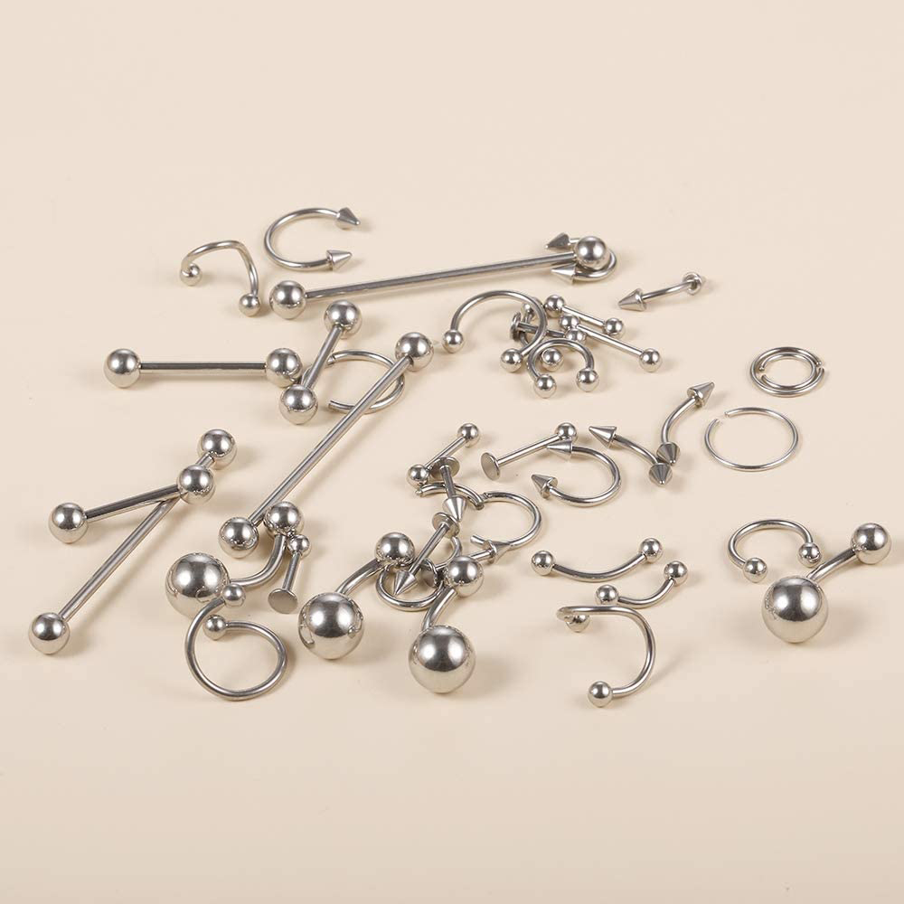 80PCS Stainless Steel Piercing - đánh giá và giá Body Jewelry Piercing