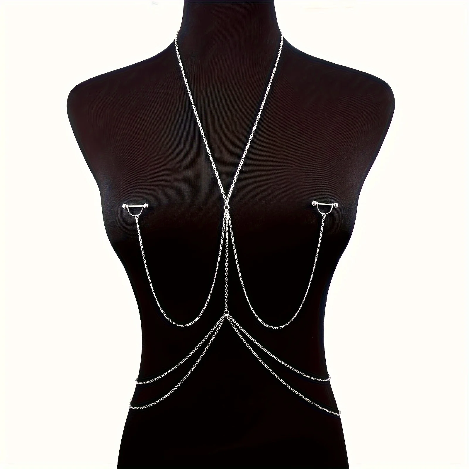 1pc  Elegant & Sexy Body Chain - đánh giá và giá Body Jewelry Nipple Rings