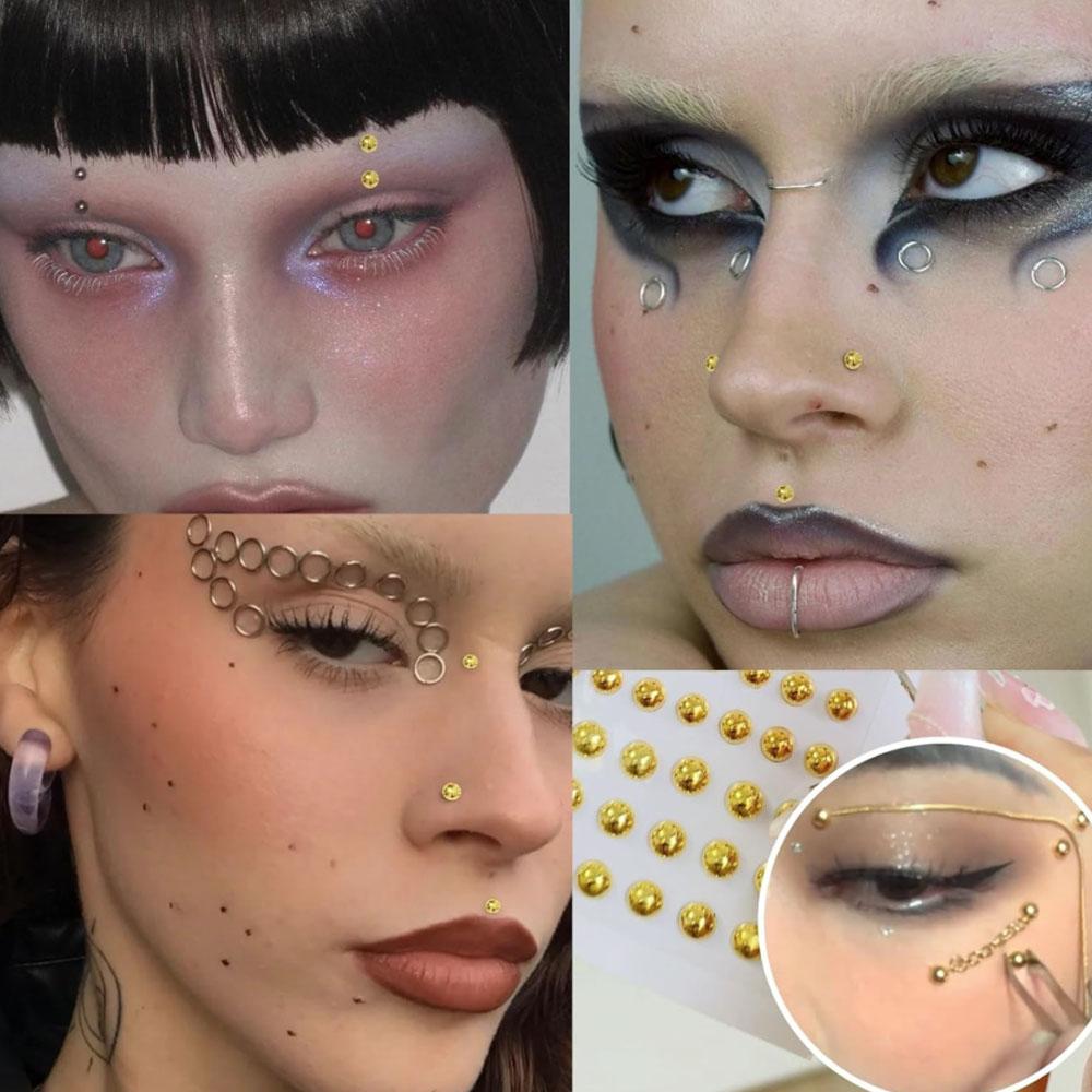 661Pcs Set Face Fake Piercings - đánh giá và giá Body Jewelry Lip Ring