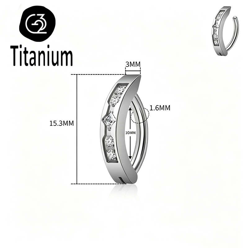 Implant Grade ASTM F136 Titani - đánh giá và giá Belly Bar Titanium