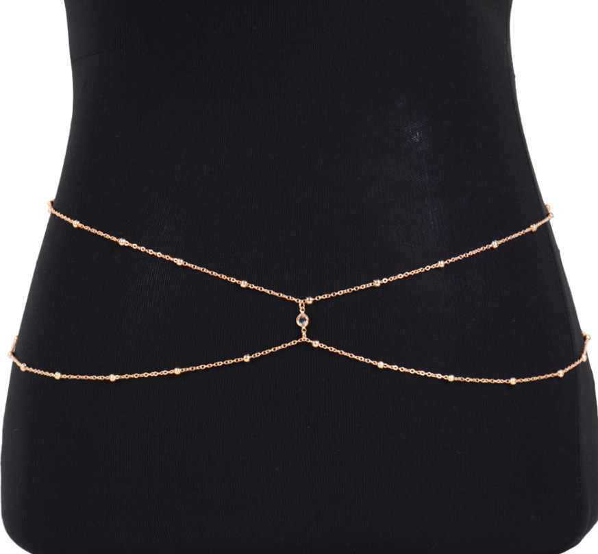 Clear Rhinestone Beaded Belly  - đánh giá và giá Body Jewelry In Bulk
