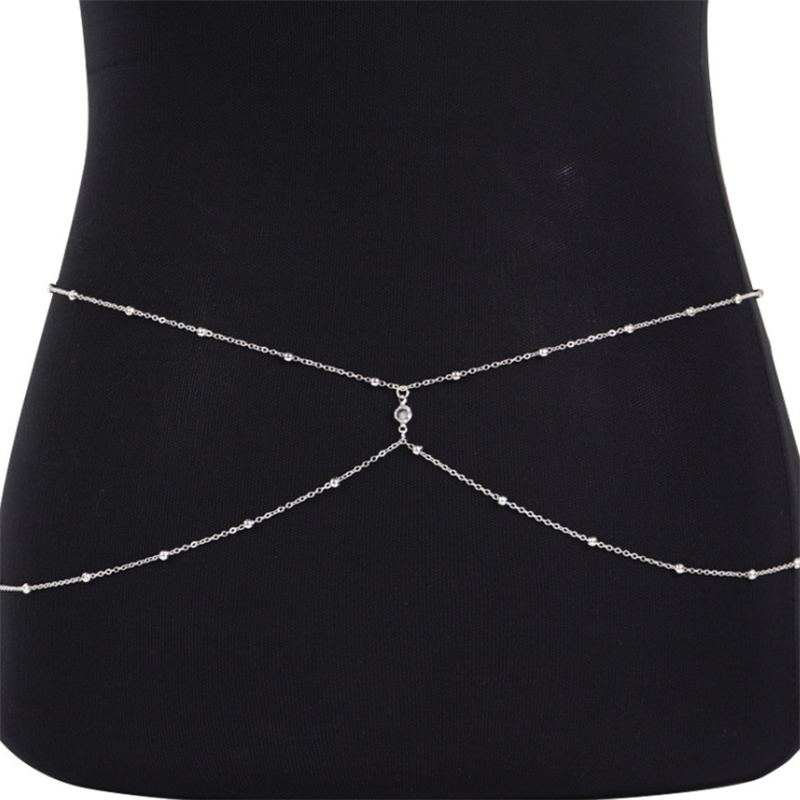 Clear Rhinestone Beaded Belly  - đánh giá và giá Body Jewelry In Bulk