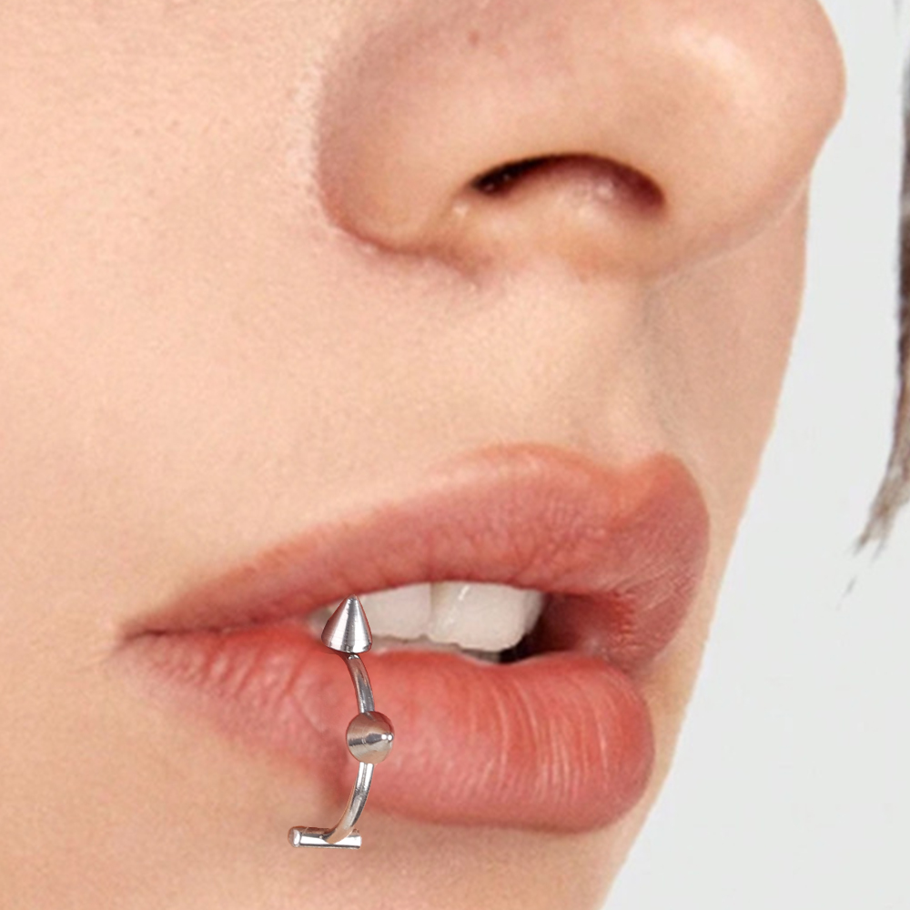 10pcs Punk Nose Ring One Nail  - đánh giá và giá Body Jewelry Lip Ring