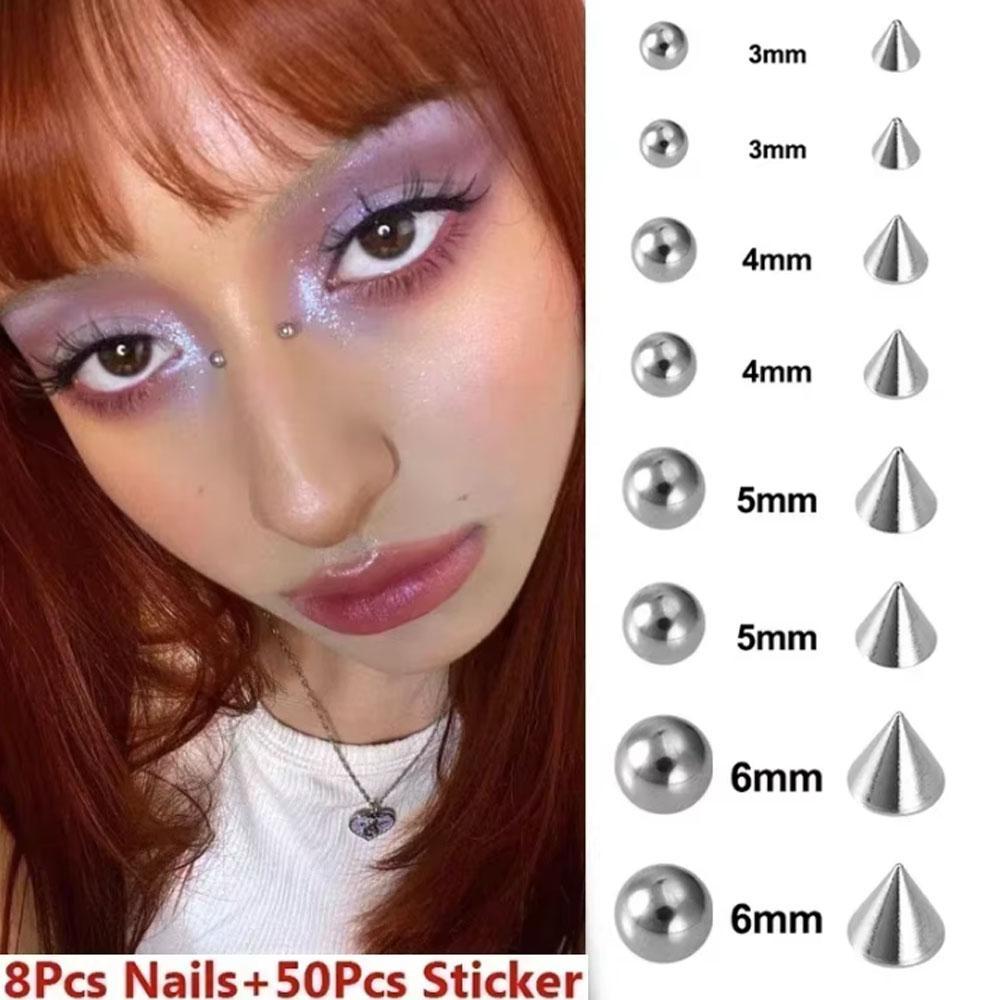 58-180pcs Set Non Piercing Lip - đánh giá và giá Body Jewelry Lip Ring