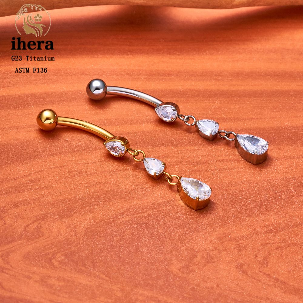 ASTM F136 Titanium 14G Teardro - đánh giá và giá Belly Bar Titanium