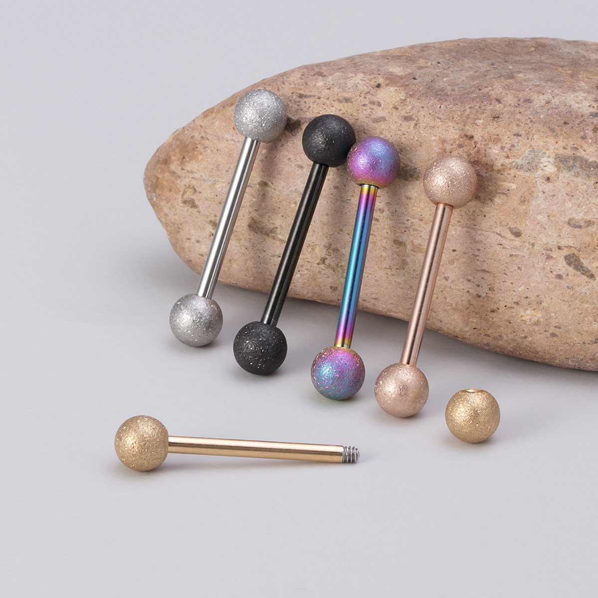 14G Surgical Steel Straight Ba - đánh giá và giá Tongue Barbell Straight
