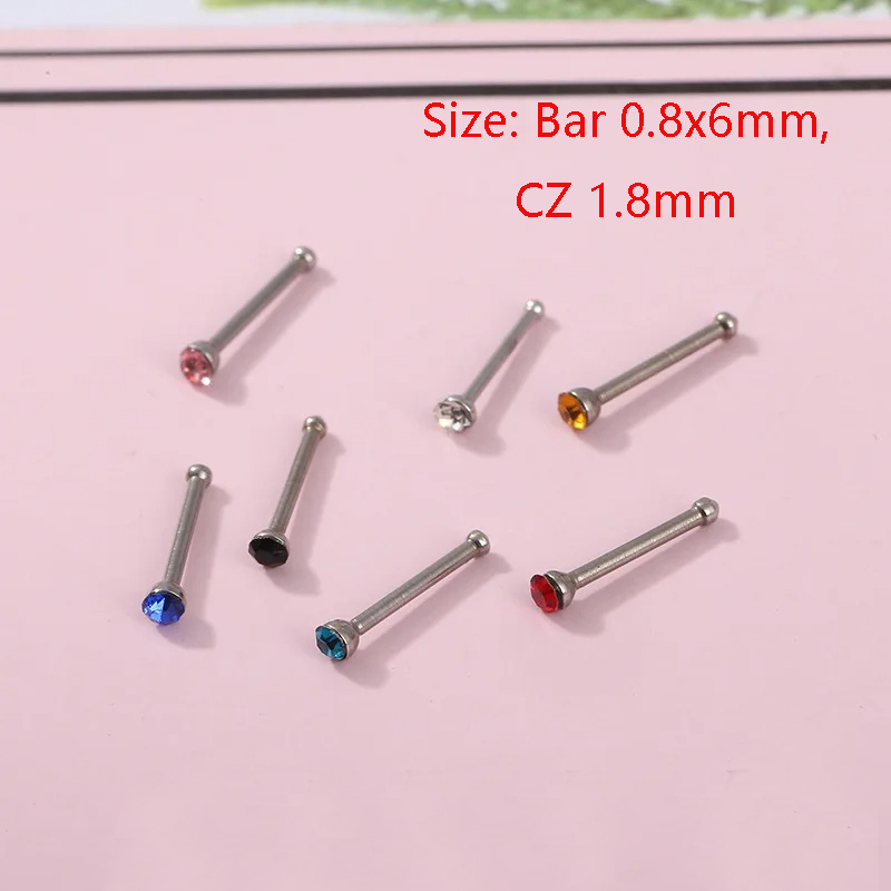 24pcs/box Crystal Nose Ring St - đánh giá và giá Body Jewelry Display Case