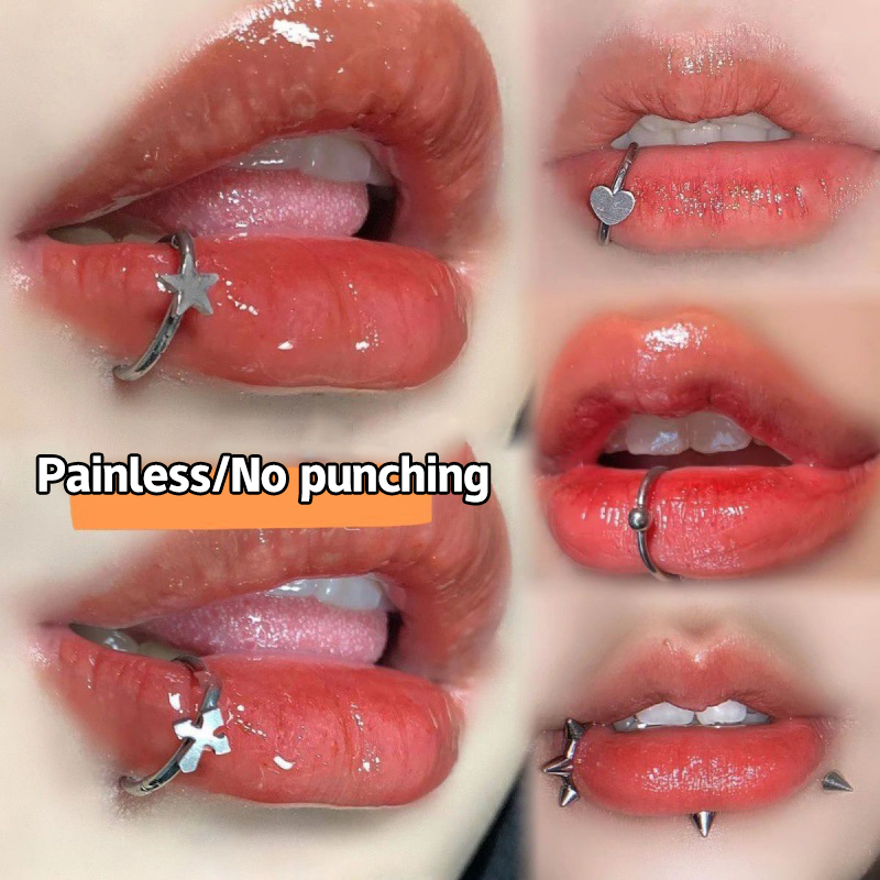 1Pc Stainless Steel Fake Nose  - đánh giá và giá Body Jewelry Lip Ring