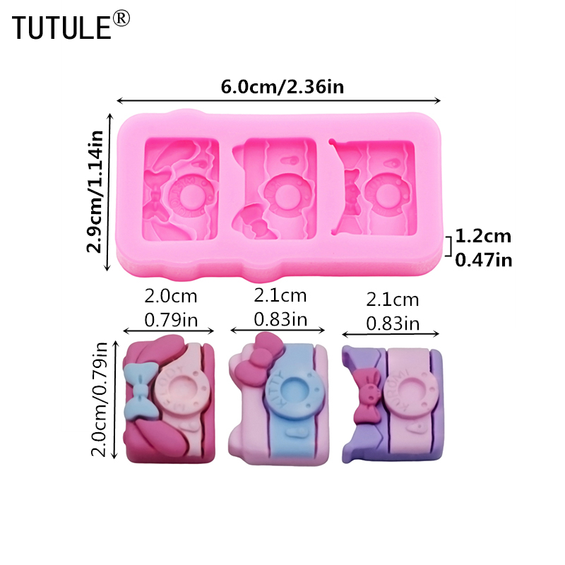 Cartoon Camera silicone mold r - đánh giá và giá Body Jewelry Display Case