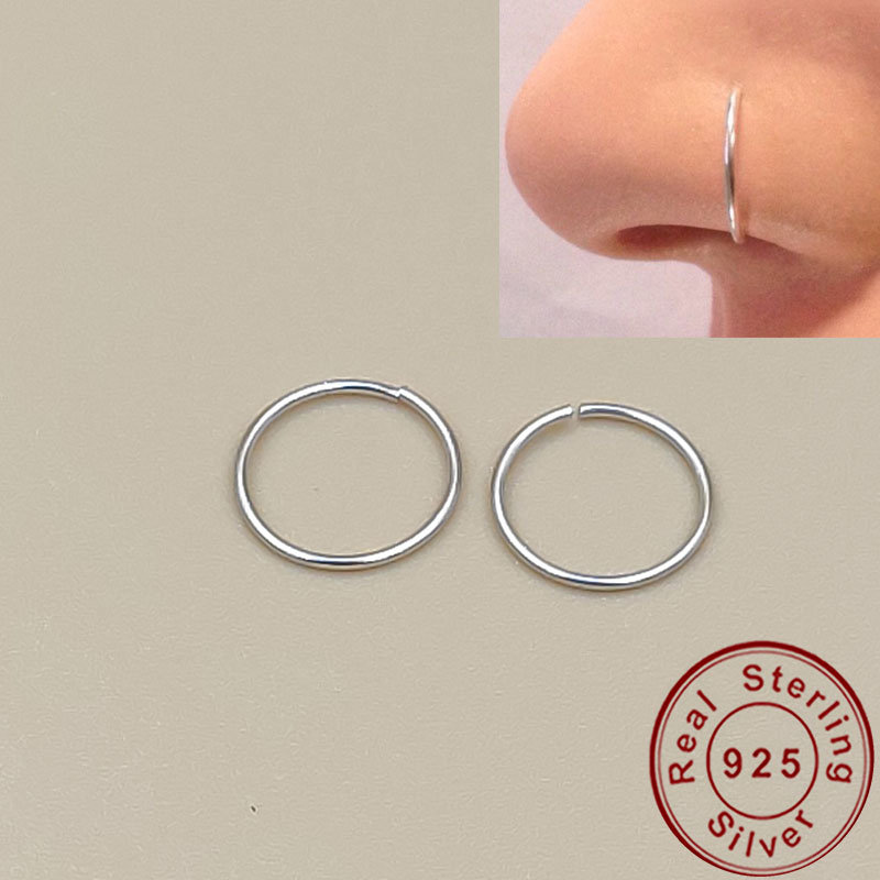 925 Mũi Bạc Vòng Môi Nhẫn Tran - đánh giá và giá Body Jewelry Lip Ring