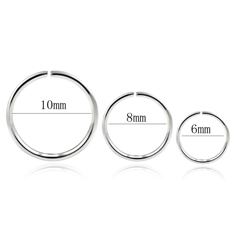 925 Mũi Bạc Vòng Môi Nhẫn Tran - đánh giá và giá Body Jewelry Lip Ring