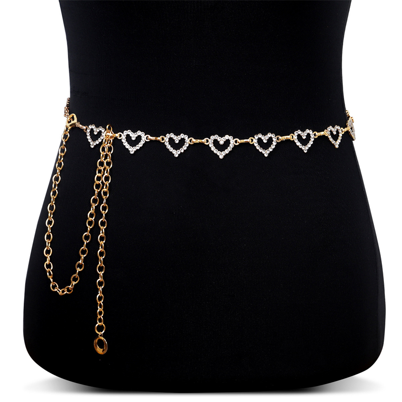 Fashion Rhinestone Heart Waist - đánh giá và giá Body Jewelry In Bulk