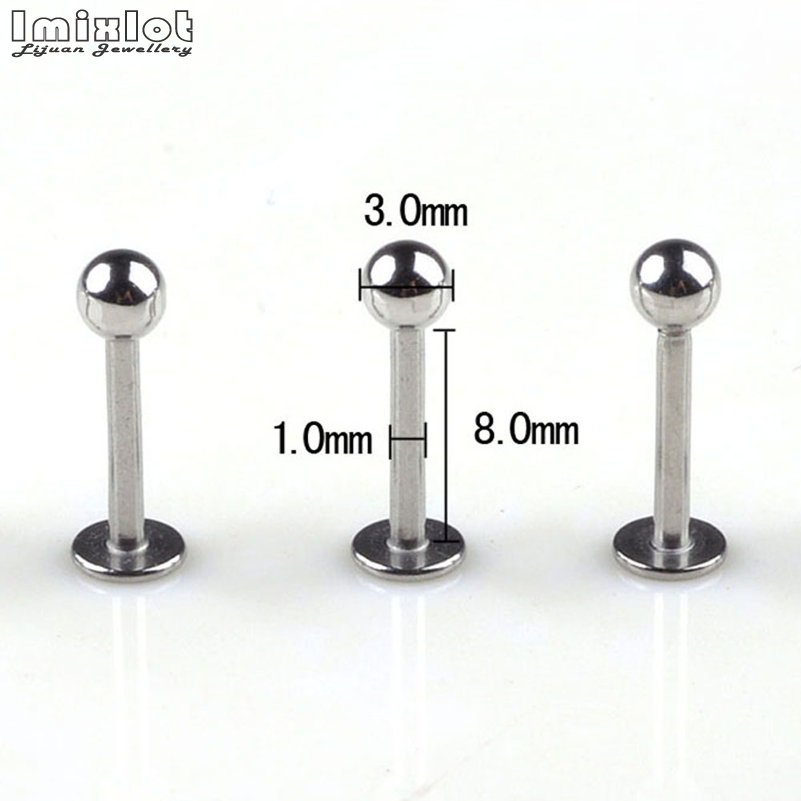 20 Cái/lốc Lưỡi Inox Vòng Tai  - đánh giá và giá Tongue Barbell Straight