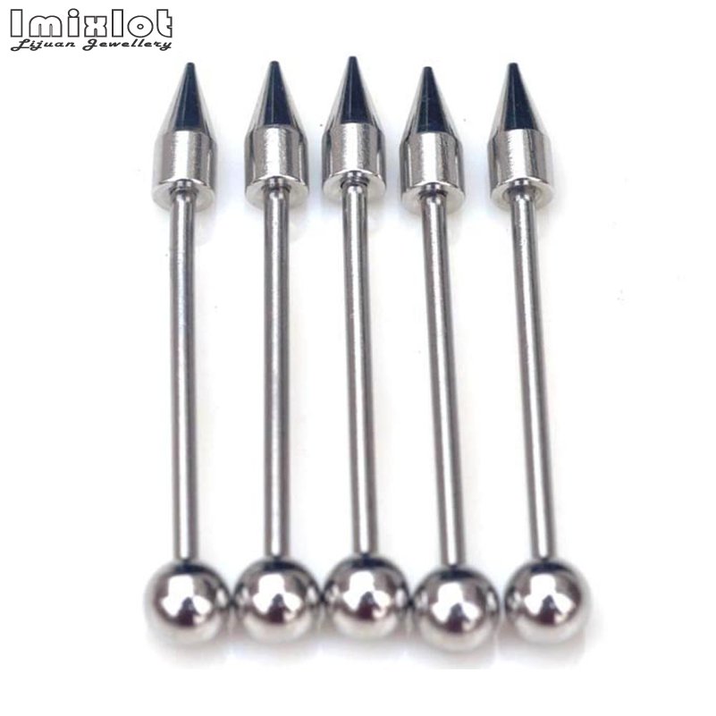 20 Cái/lốc Lưỡi Inox Vòng Tai  - đánh giá và giá Tongue Barbell Straight