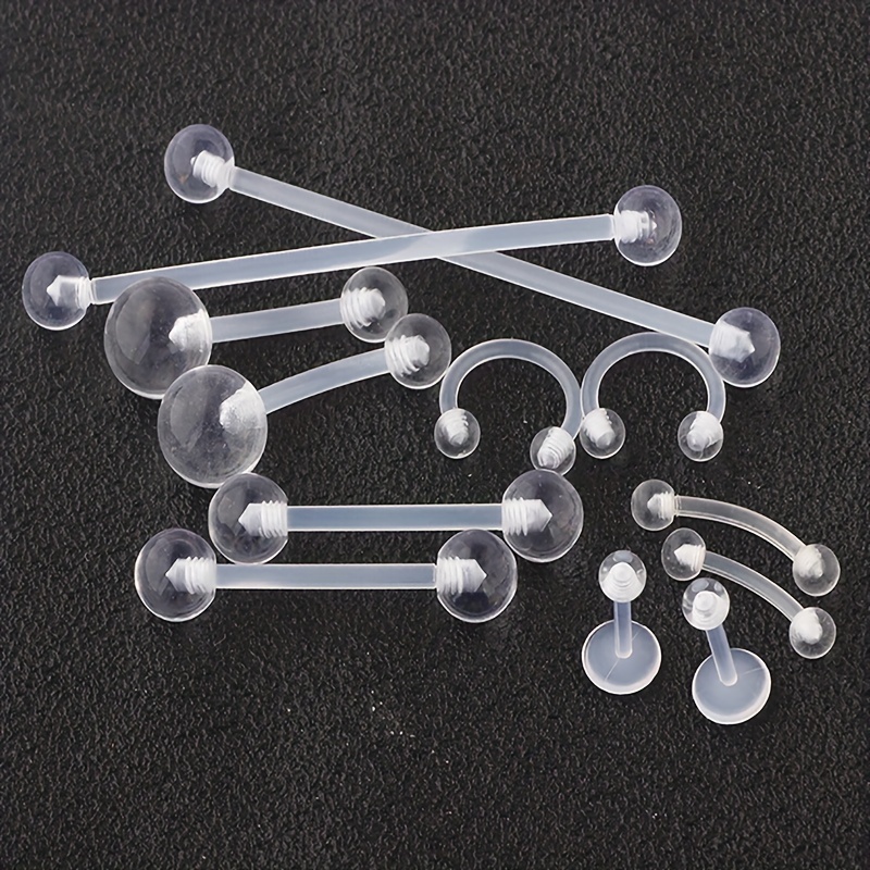 2pcs/12pcs Clear Retainers Pie - đánh giá và giá Body Jewelry Piercing