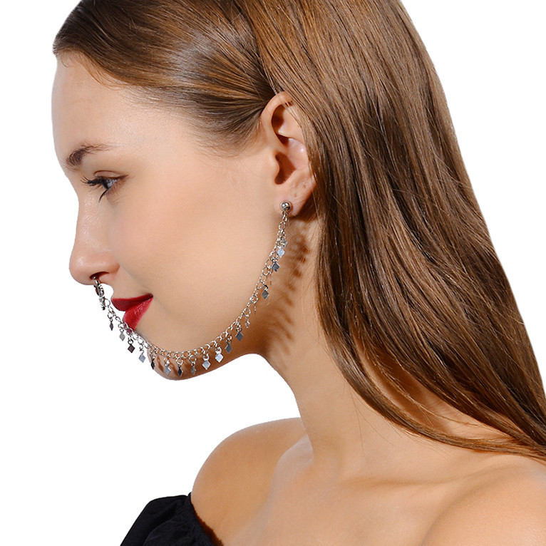 Mũi Dây Chuyền Nhẫn, Treo Đĩa  - đánh giá và giá Body Jewelry Indian