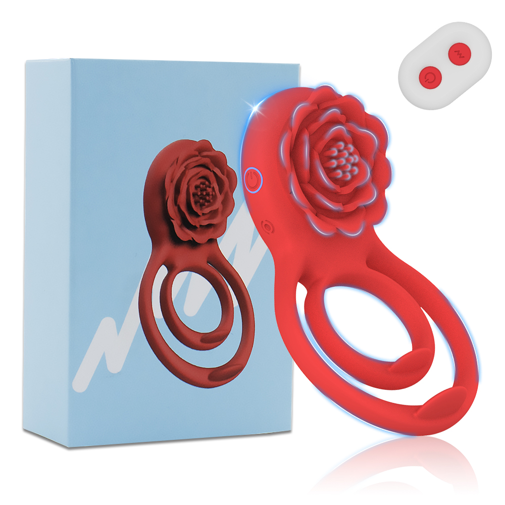 Rose Toy Dual Cock Rings Vibra - đánh giá và giá Body Jewelry Nipple Rings