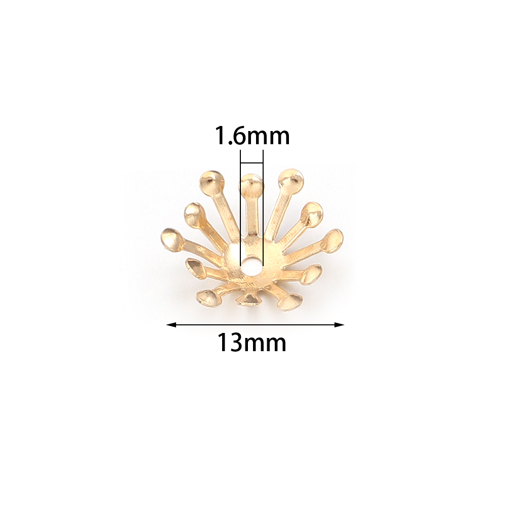 100Pcs Diameter 13MM Gold Colo - đánh giá và giá Body Jewelry Wholesale