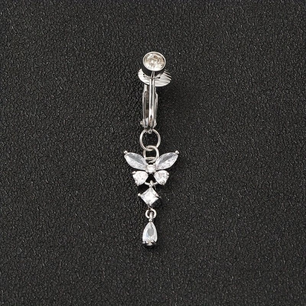 Butterfly Design Clip On Belly - đánh giá và giá Body Jewelry Belly Button Rings
