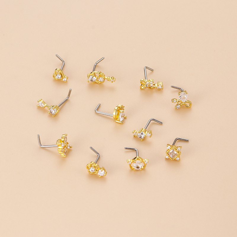 1PC 20G 316L Phẫu Thuật Thép K - đánh giá và giá Body Jewelry Indian