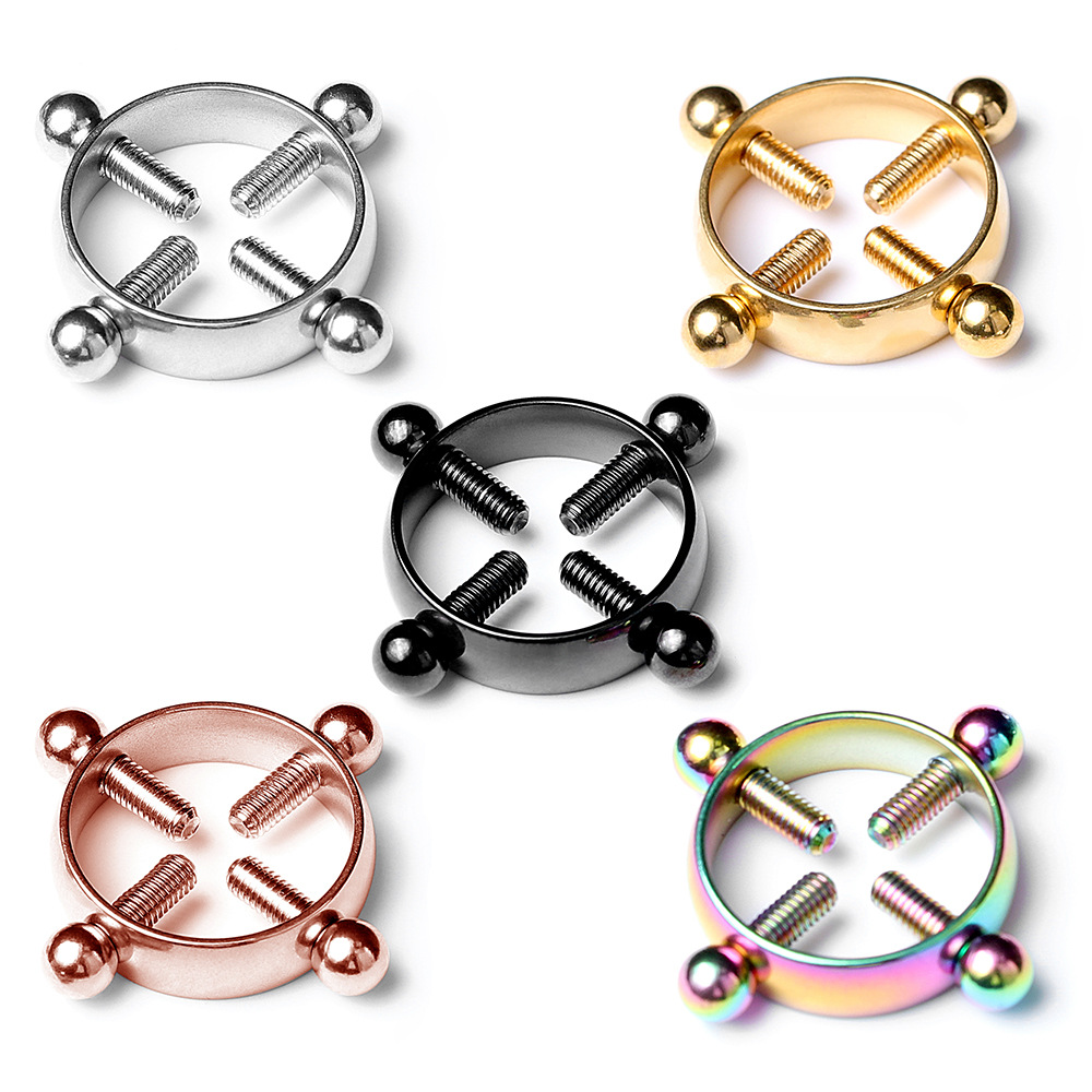 1pair Stainless Steel Cross Ni - đánh giá và giá Body Jewelry Nipple Rings