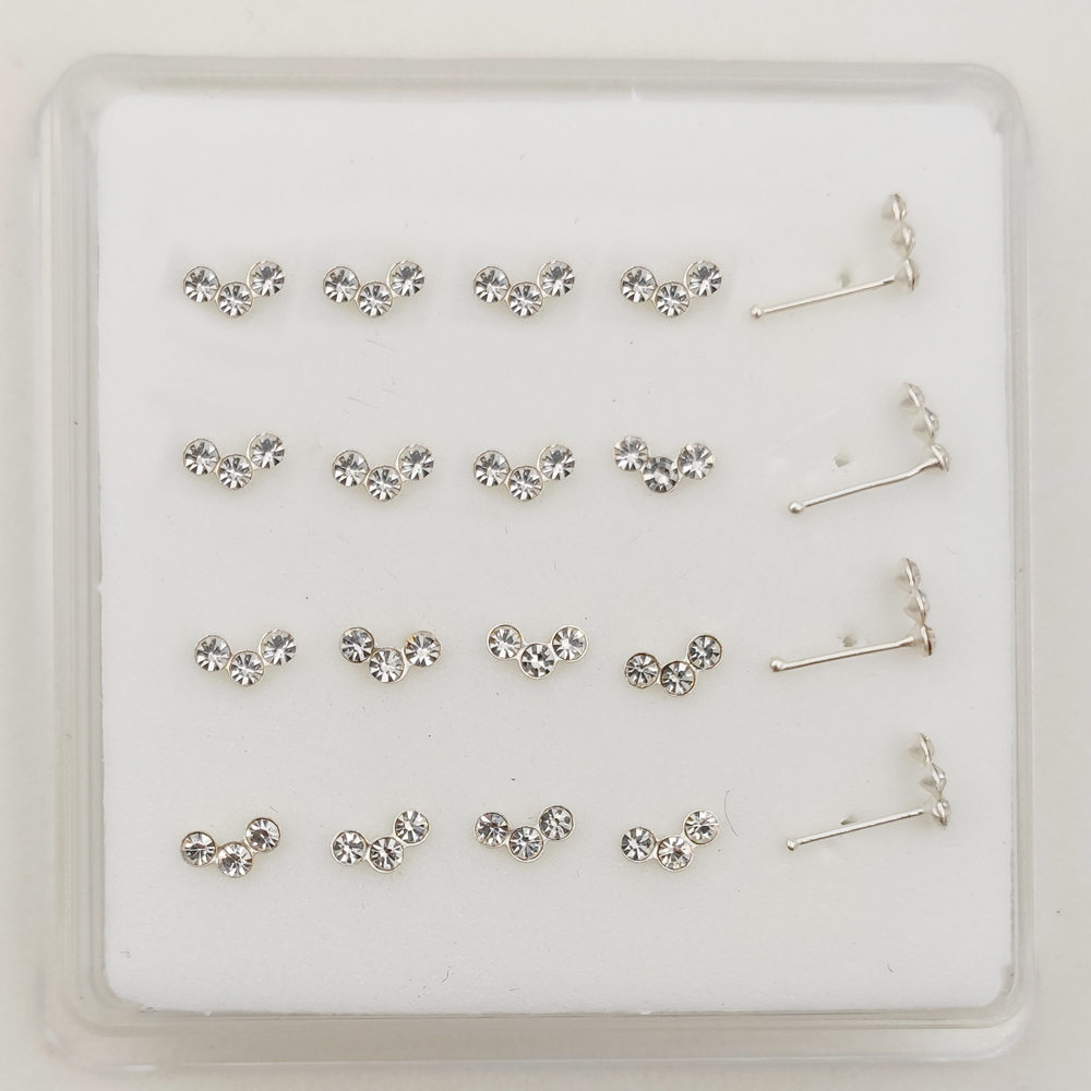 Chất Liệu Bạc 925 Pha Lê Mũi Đ - đánh giá và giá Body Jewelry Indian