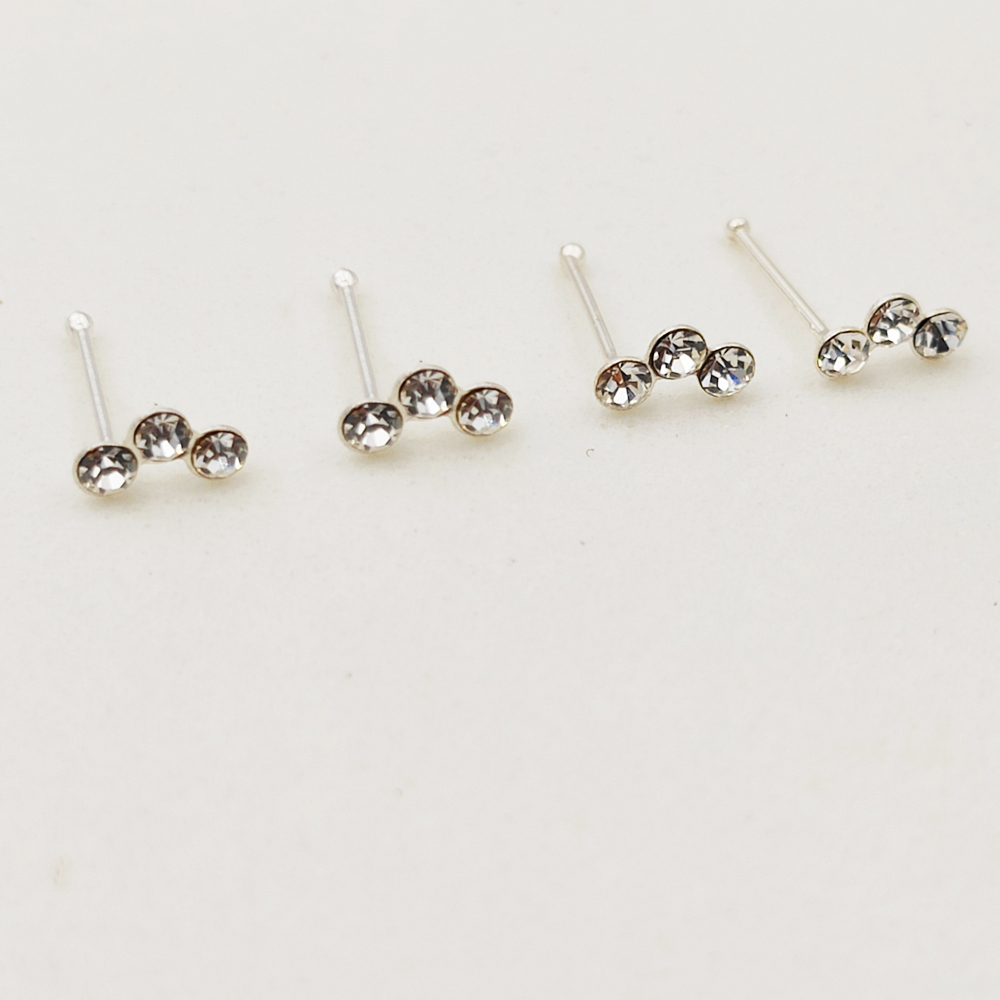 Chất Liệu Bạc 925 Pha Lê Mũi Đ - đánh giá và giá Body Jewelry Indian