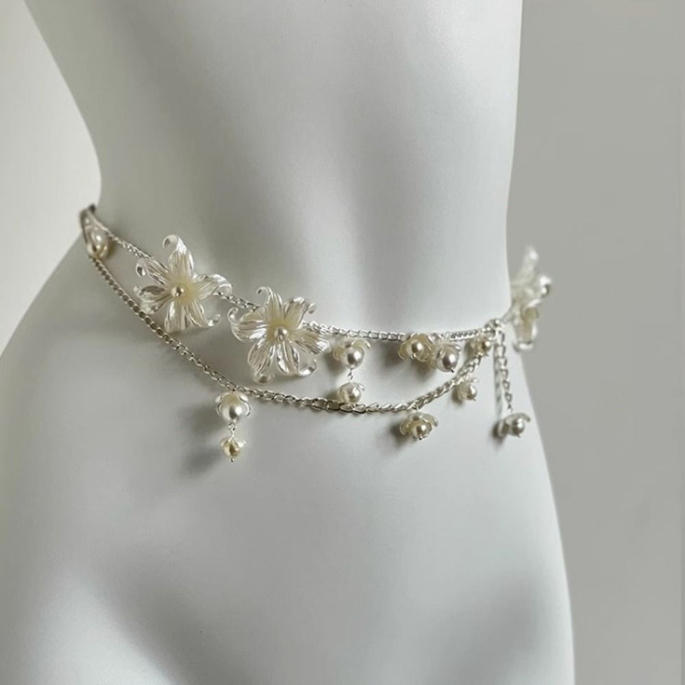 Fashion Elegant Pearl Waist Ch - đánh giá và giá Body Jewelry In Bulk