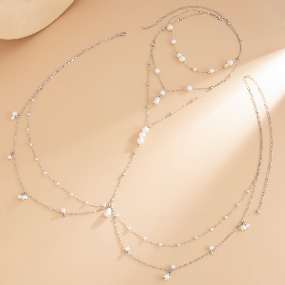 Multi Layer Imitation Pearl Ne - đánh giá và giá Body Jewelry In Bulk