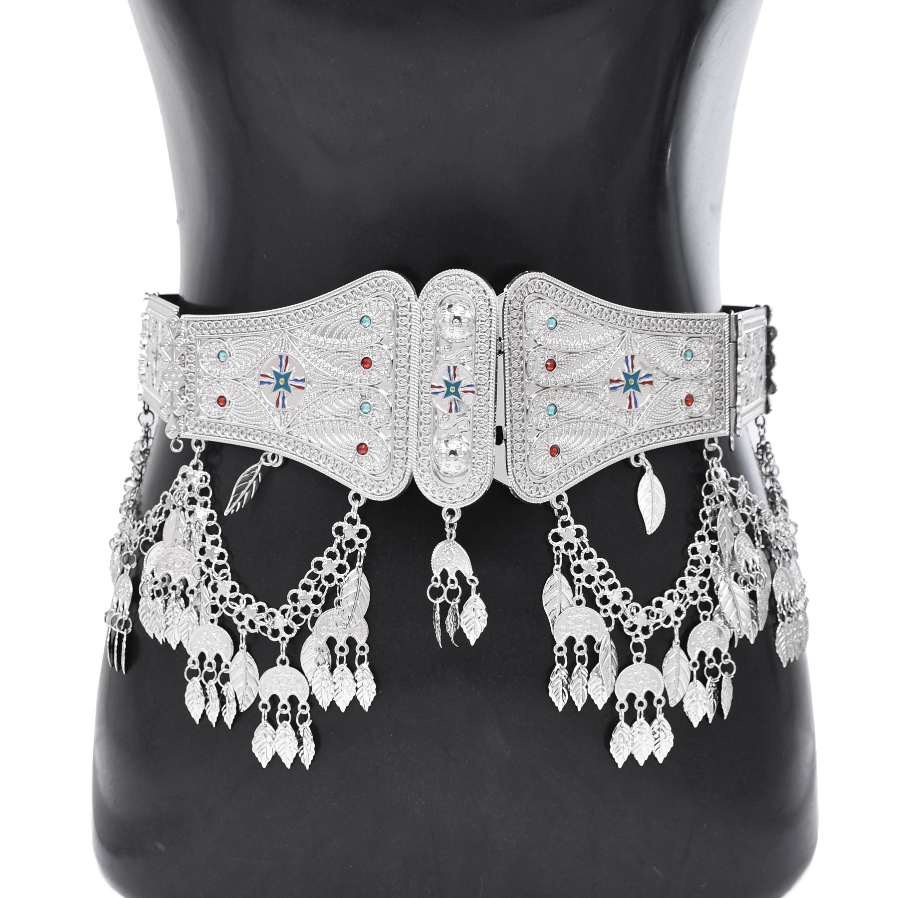 Mạ Bạc Maroc Caftan Dây Trái T - đánh giá và giá Body Jewelry Indian