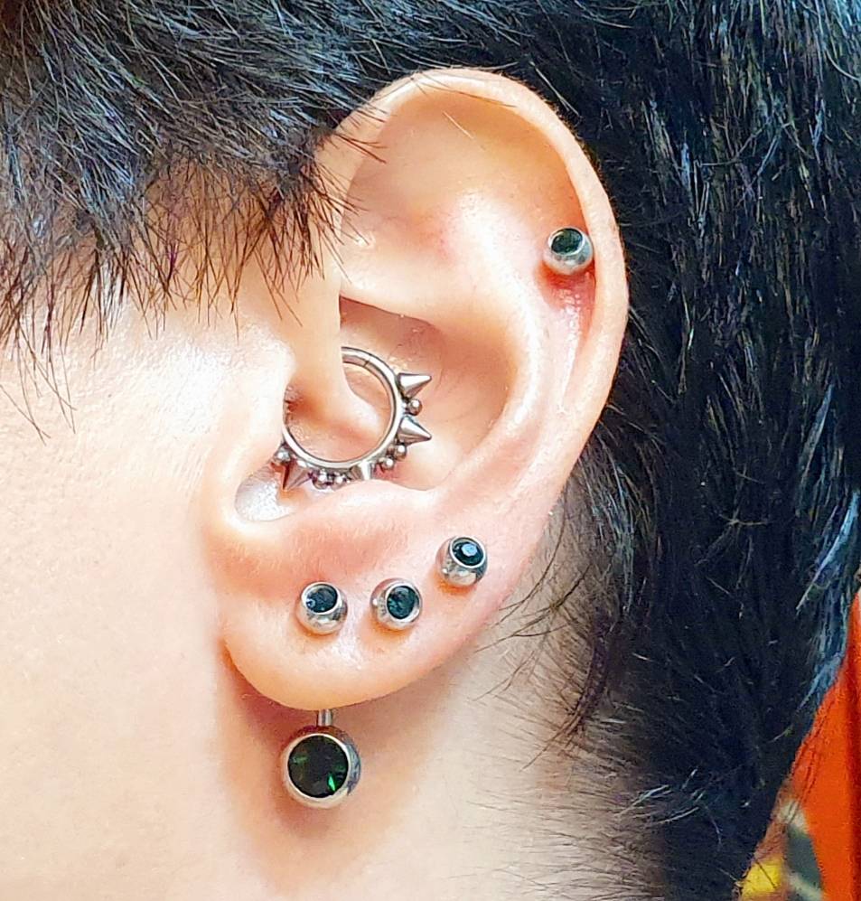 10Pcs/lot Stainless Steel Nave - đánh giá và giá Belly Bar Titanium
