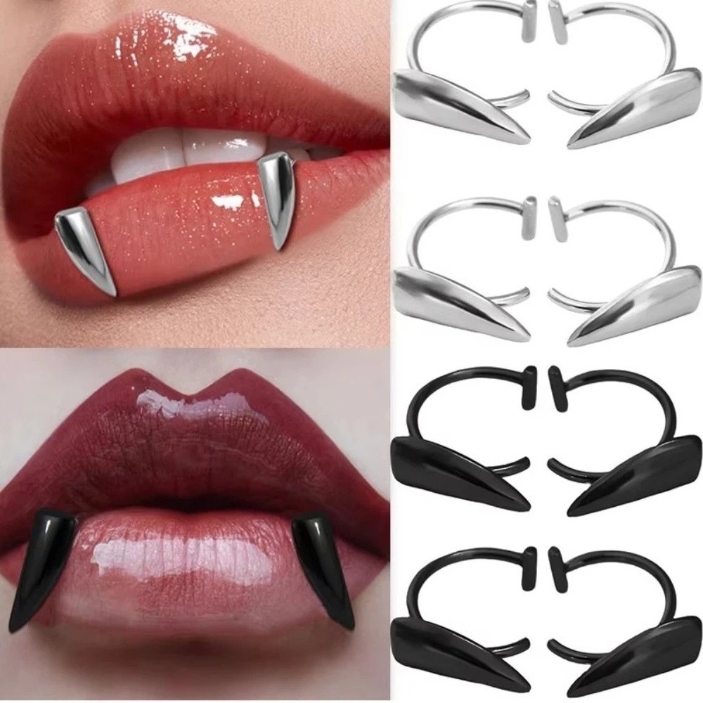 2PCS/Set Exaggerated Fake Lip  - đánh giá và giá Body Jewelry Lip Ring