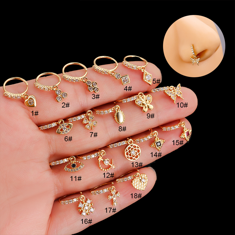 Stainless Steel Nose Ring with - đánh giá và giá Body Jewelry Indian