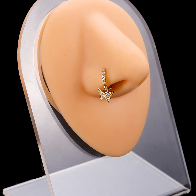 Stainless Steel Nose Ring with - đánh giá và giá Body Jewelry Indian