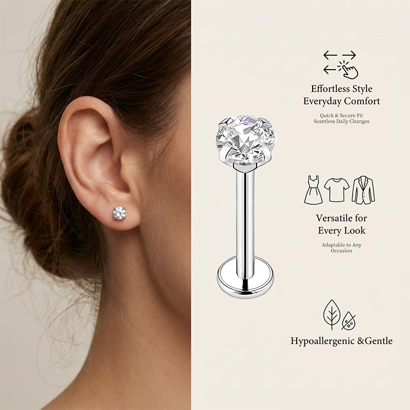 20G/18G/16G Surgical Stainless - đánh giá và giá Body Jewelry Lip Ring